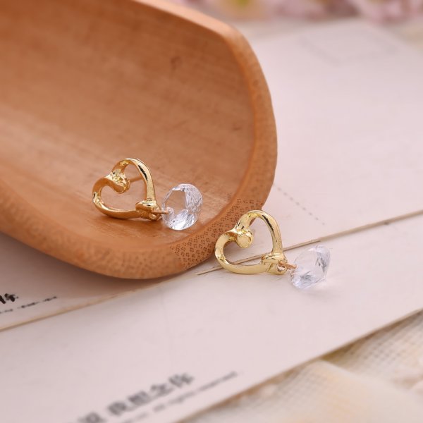 Korean Fashion Temperament Jewelry Love Earrings Earrings