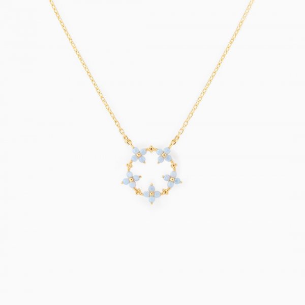 Women's Fashion Simple Flower Pendant Necklace