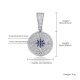 Compass Pendant Full Zircon Hip Hop