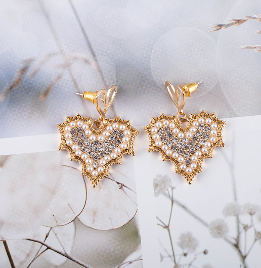 New Love Earrings Korean Fashion Jewelry
